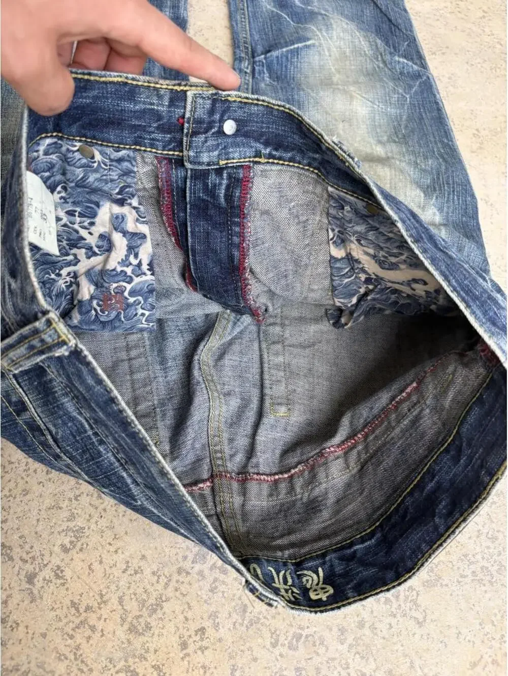 Japanese Oniarai bootcut jeans size 33
